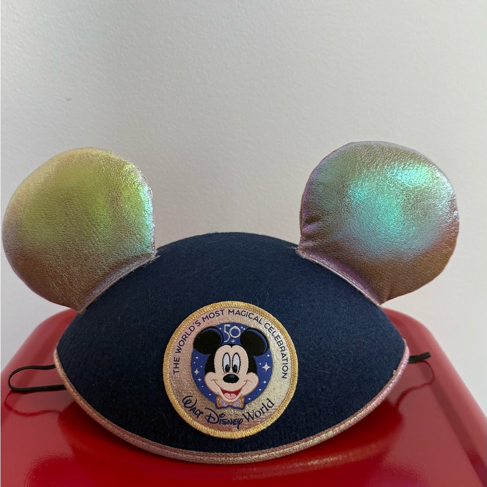 Disney World Mickey Mouse Ears Hat 50th Anniversary Celebration